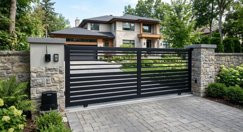 Driveway Fence Installation in Boca Raton, FL