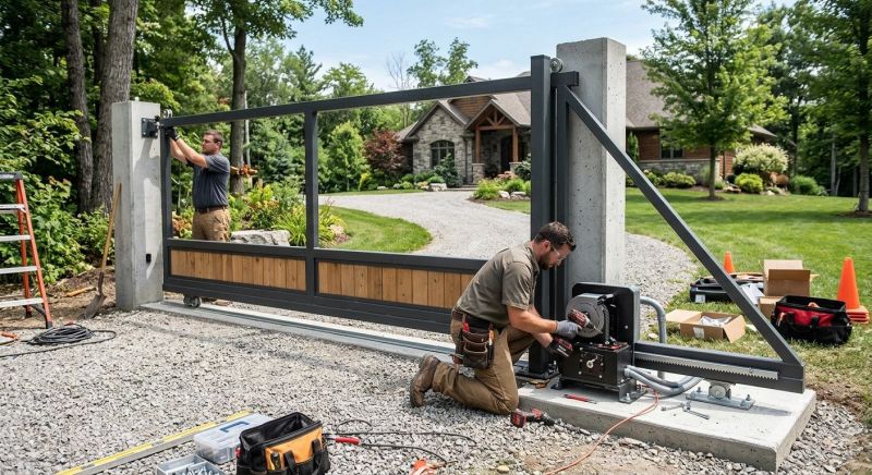 Gate System Installation in Cary, NC