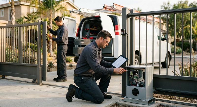 Remote Gate Installation in Clermont, FL