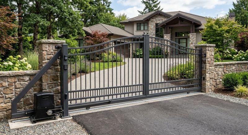 Main Gate Installation in Plano, TX