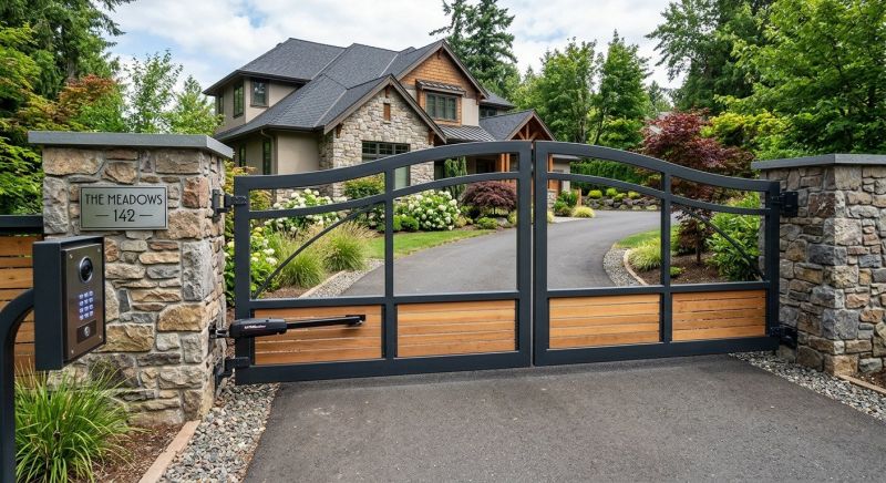 Motorized Gate Installation in Mcdonough, GA
