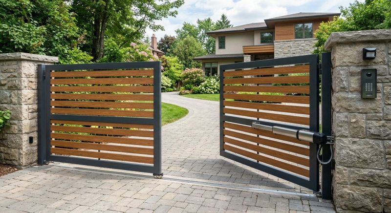 Motorized Gate Installation in Mcdonough, GA