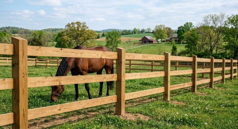 Stable Fencing Installation in Sacramento, CA